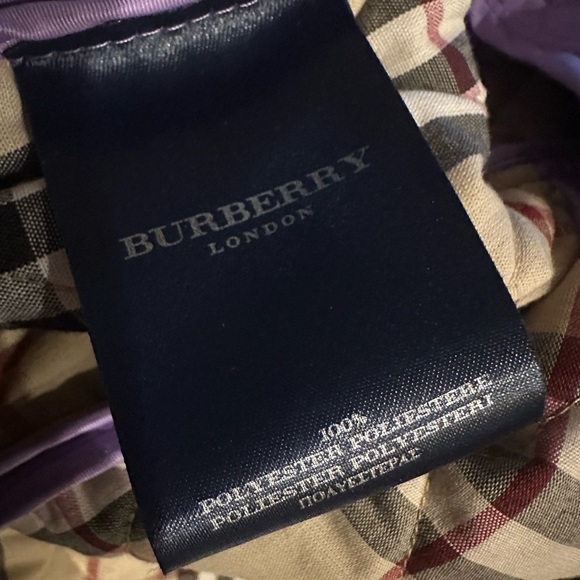 Burberry Quilted Lavender Jacket size S - Picture 11 of 11